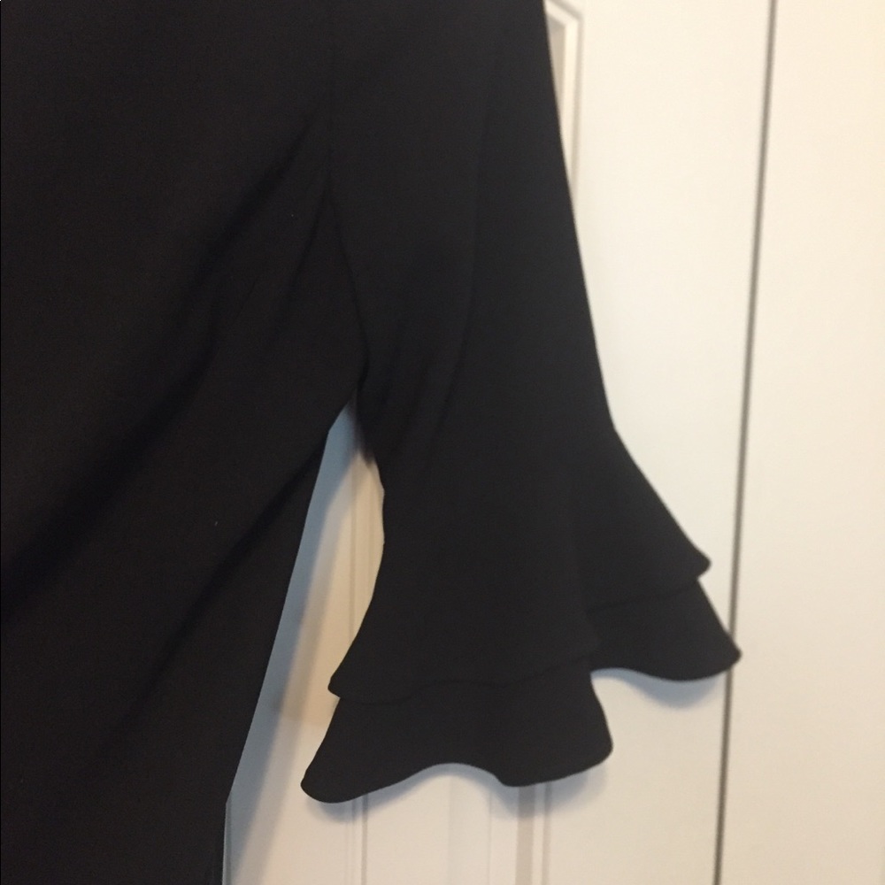 Lauren Ralph Lauren Tiered Ruffle Sleeve Dress - Picture 3 of 5